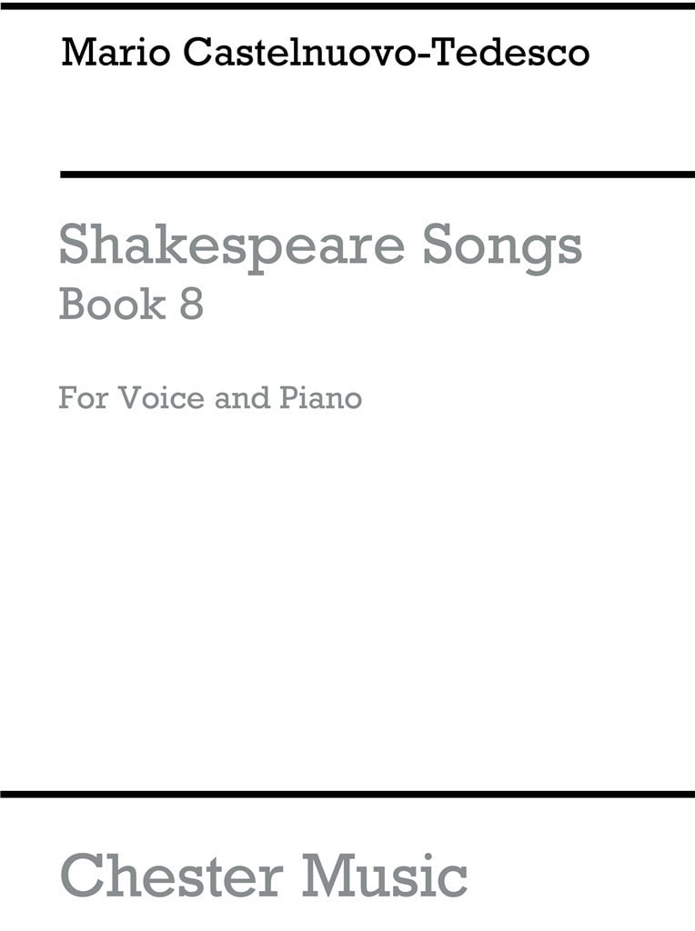 Shakespeare Songs Book 8